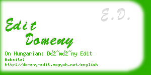 edit domeny business card